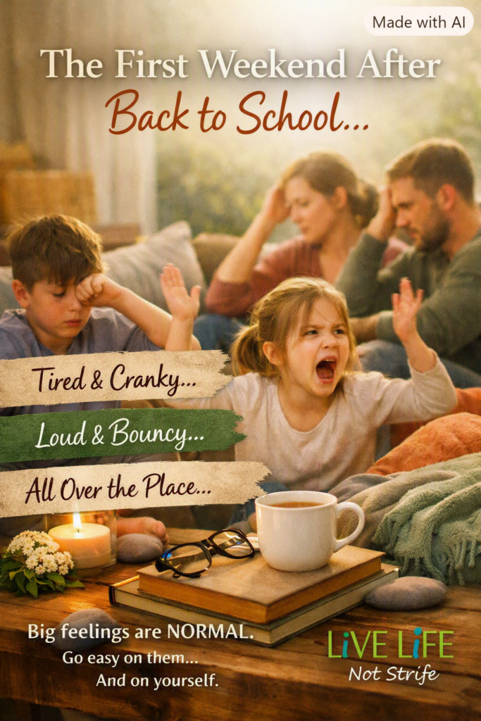 First Weekend After Back to School